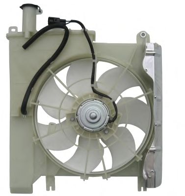 Ventilator, radiator CITROEN C1 05-/PEUGEOT 107/ TOYOTA AYGO 130W +AC