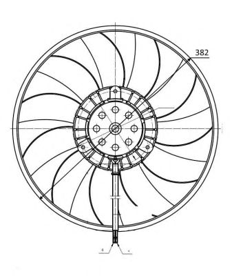 Ventilator, radiator