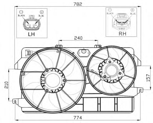 Ventilator, radiator