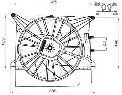 Ventilator, radiator