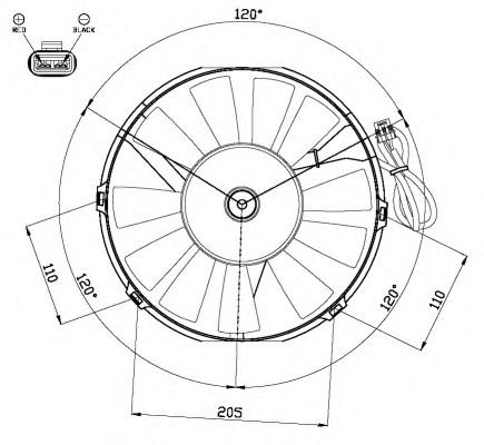 Ventilator, radiator