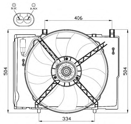 Ventilator, radiator