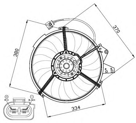 Ventilator, radiator