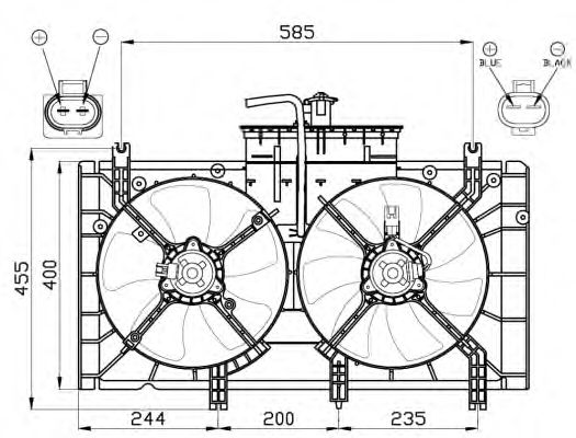 Ventilator, radiator