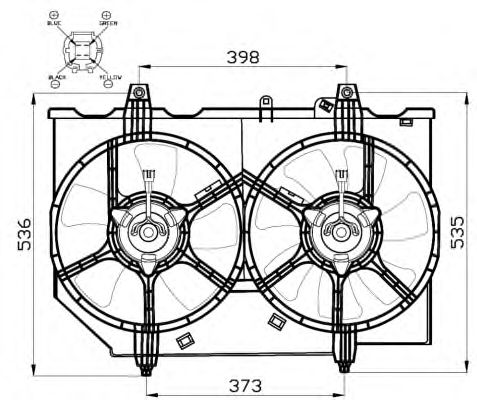 Ventilator, radiator