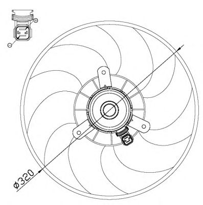 Ventilator, radiator