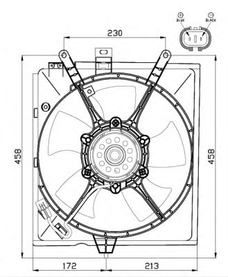 Ventilator, radiator