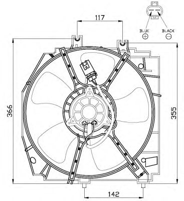 Ventilator, radiator