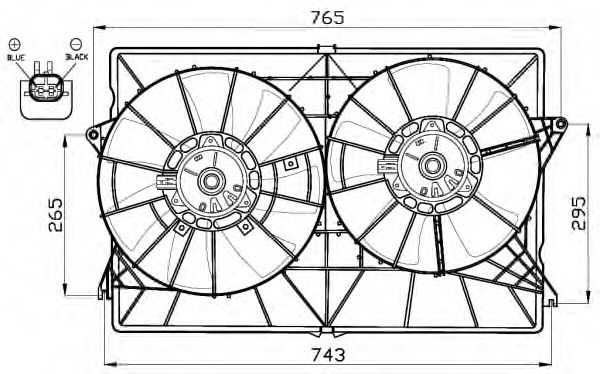 Ventilator, radiator