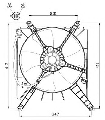 Ventilator, radiator