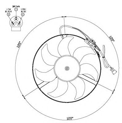 Ventilator, radiator