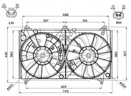 Ventilator, radiator