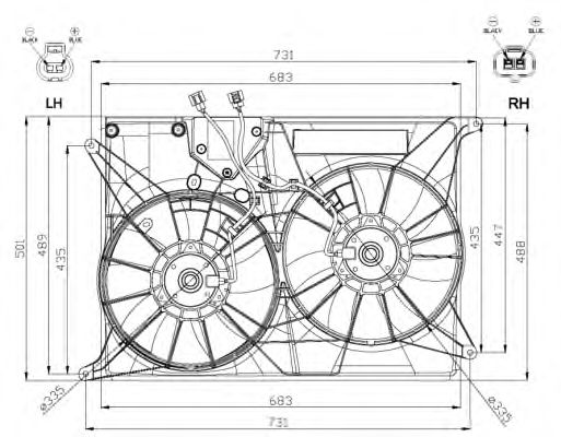 Ventilator, radiator