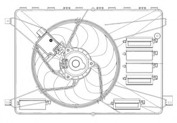 Ventilator, radiator