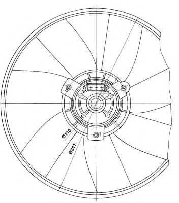 Ventilator, radiator