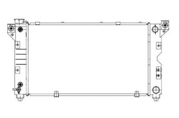 Radiator, racire motor CHRYSLER VOYAGER 3,3/3,8 95-01 +/-AC