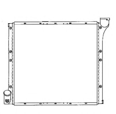 Radiator, racire motor VW LT 2,4D 79-96