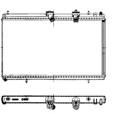 Radiator, racire motor CITROEN C5/407/C6/C8 2,2HDI 04-