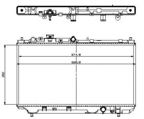 Radiator, racire motor MAZDA 323F 2,0D/TD -01