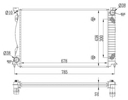 Radiator, racire motor