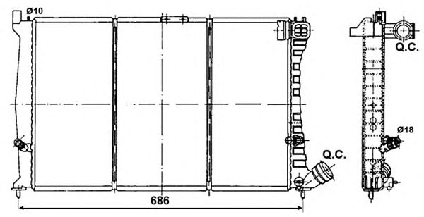 Radiator, racire motor