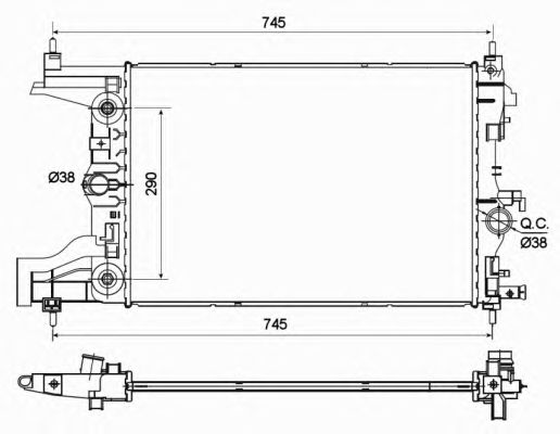 Radiator, racire motor