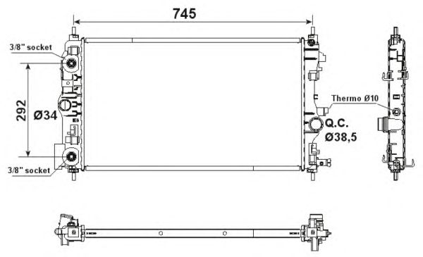 Radiator, racire motor