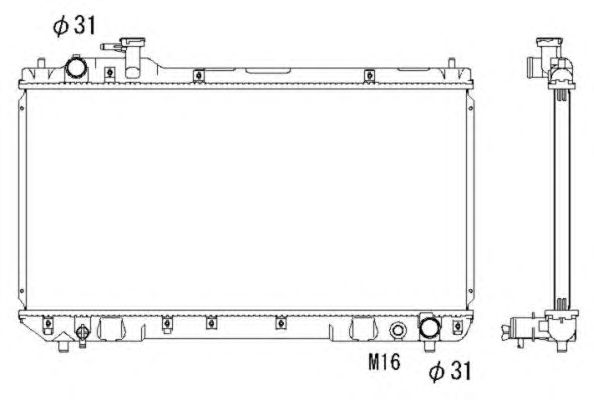 Radiator, racire motor TOYOTA RAV-4 2,0 94-