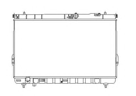 Radiator, racire motor HYUNDAI SANTA FE 01-