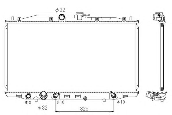 Radiator, racire motor HONDA ACCORD 2,0 03-08