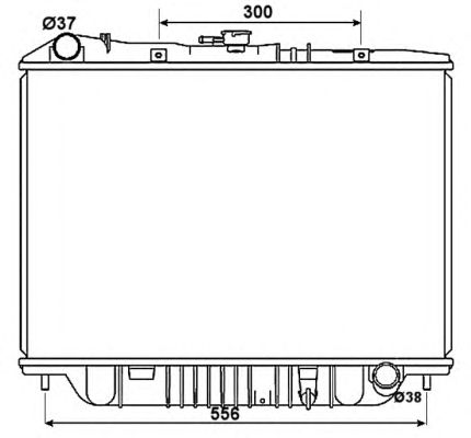 Radiator, racire motor ISUZU TROOPER 3,2/OPEL MONTEREY