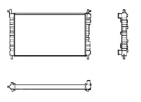 Radiator, racire motor FIAT ALBEA/PALIO 1,2/1,4 96-