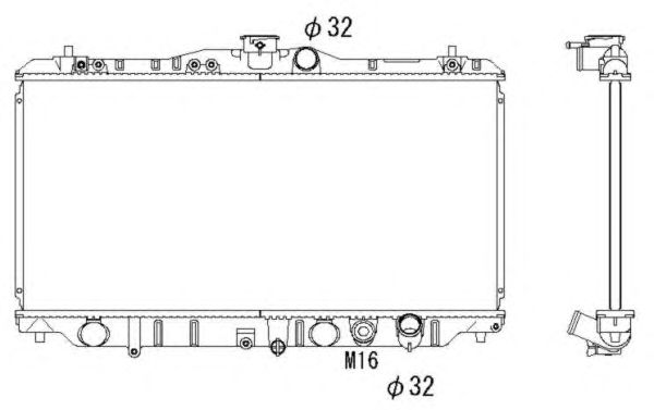 Radiator, racire motor HONDA