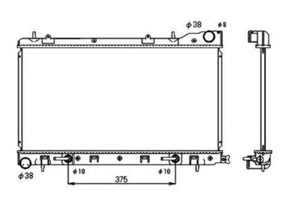 Radiator, racire motor SUBARU FORESTER 2,0 02-