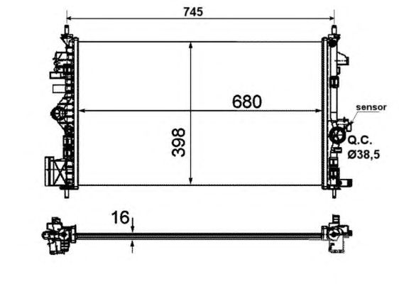 Radiator, racire motor