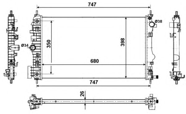 Radiator, racire motor