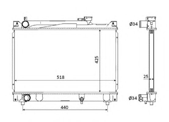 Radiator, racire motor