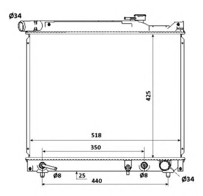 Radiator, racire motor SUZUKI GRAND VITARA 2,0HDI 01-