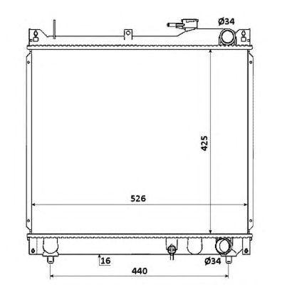 Radiator, racire motor SUZUKI GRAND VITARA 1,6B 98-