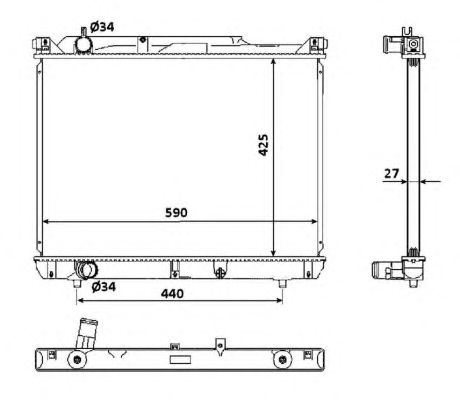 Radiator, racire motor SUZUKI GRAND VITARA 2,0HDI 01-