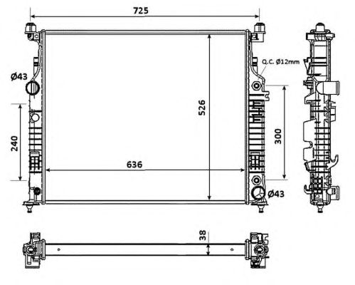 Radiator, racire motor