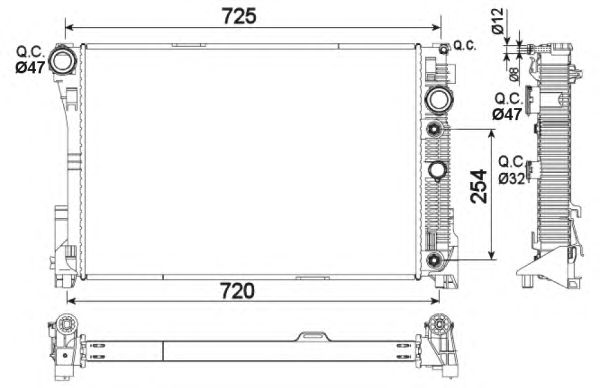 Radiator, racire motor