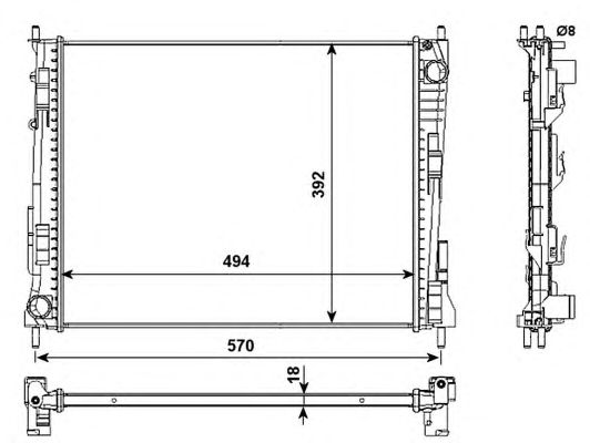 Radiator, racire motor