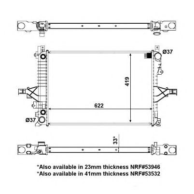 Radiator, racire motor VOLVO C70/S60/S80/V70 II/XC70