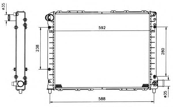 Radiator, racire motor