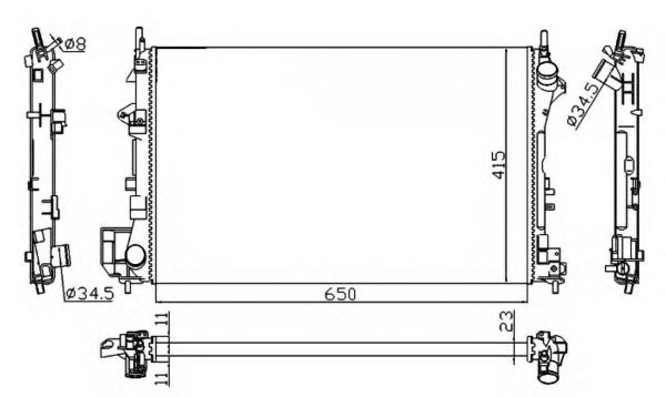 Radiator, racire motor