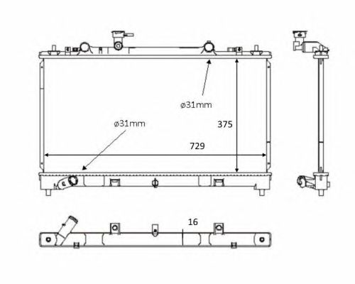 Radiator, racire motor