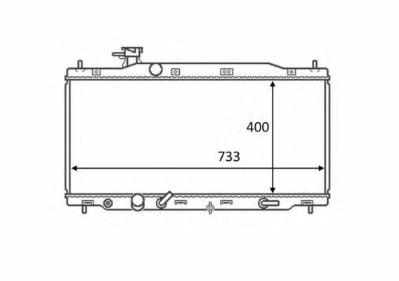 Radiator, racire motor HONDA CR-V 2,0 06-