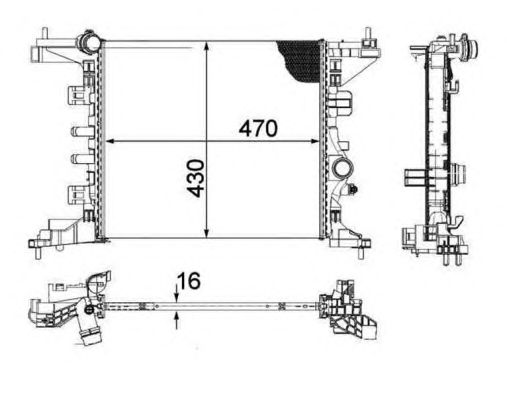 Radiator, racire motor