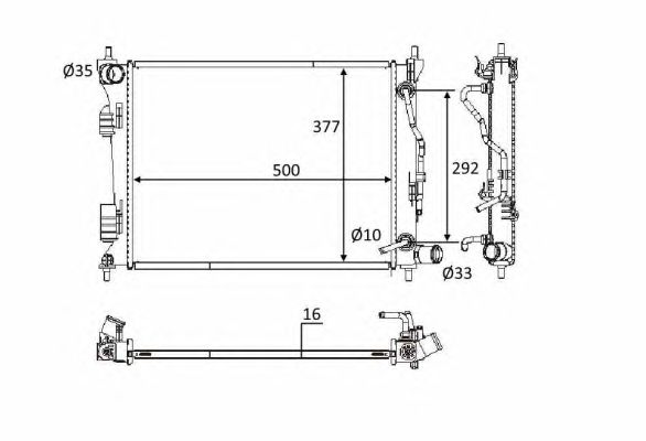 Radiator, racire motor